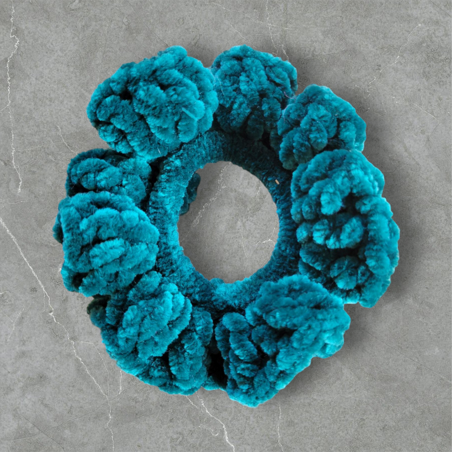 Gemstone Color-Themed Scrunchies